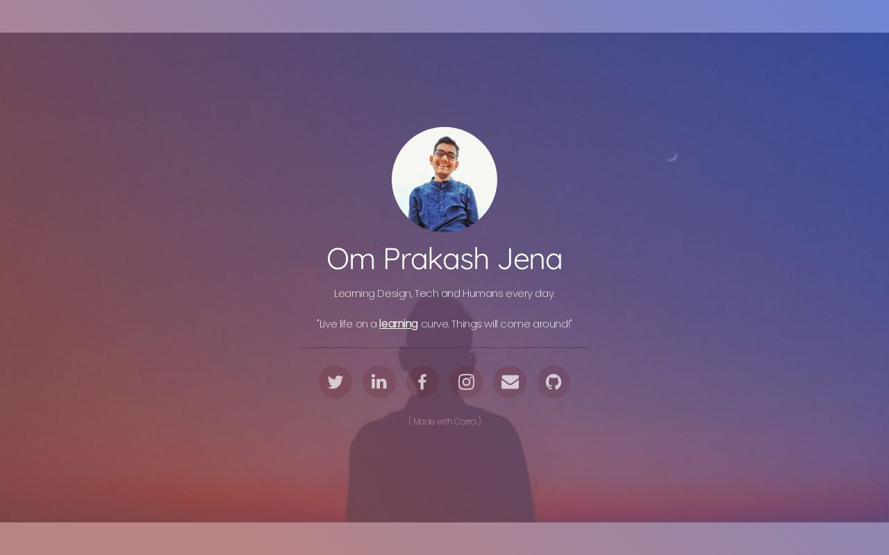 Carrd profile picture for @omprakash